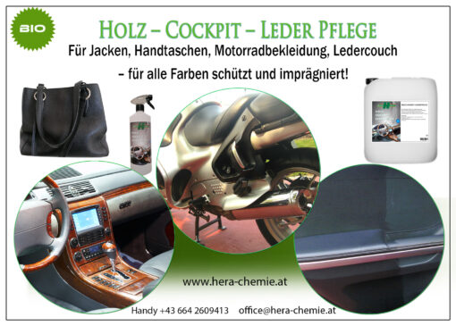 Holz Cockpit Leder Pflege