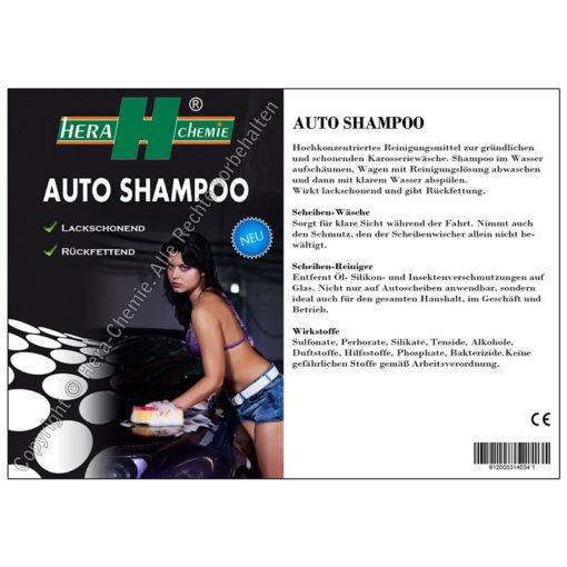 hera chemie auto shampoo