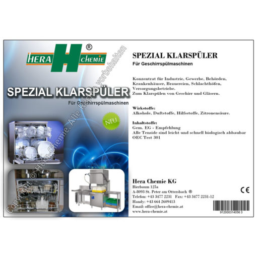 Hera Chemie spezial klarspueler