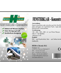 Hera Chemie spezial fensterreiniger fensterklar