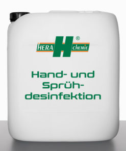 Hand- und Sprühdesinfektion Hera Chemie