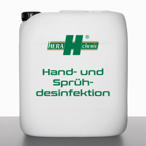 Hand- und Sprühdesinfektion Hera Chemie