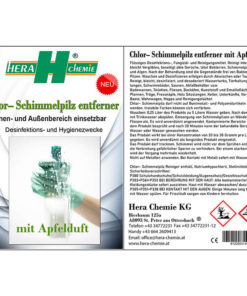 Aufkleber, Etiketten und Vignetten Entferner - Hera Chemie